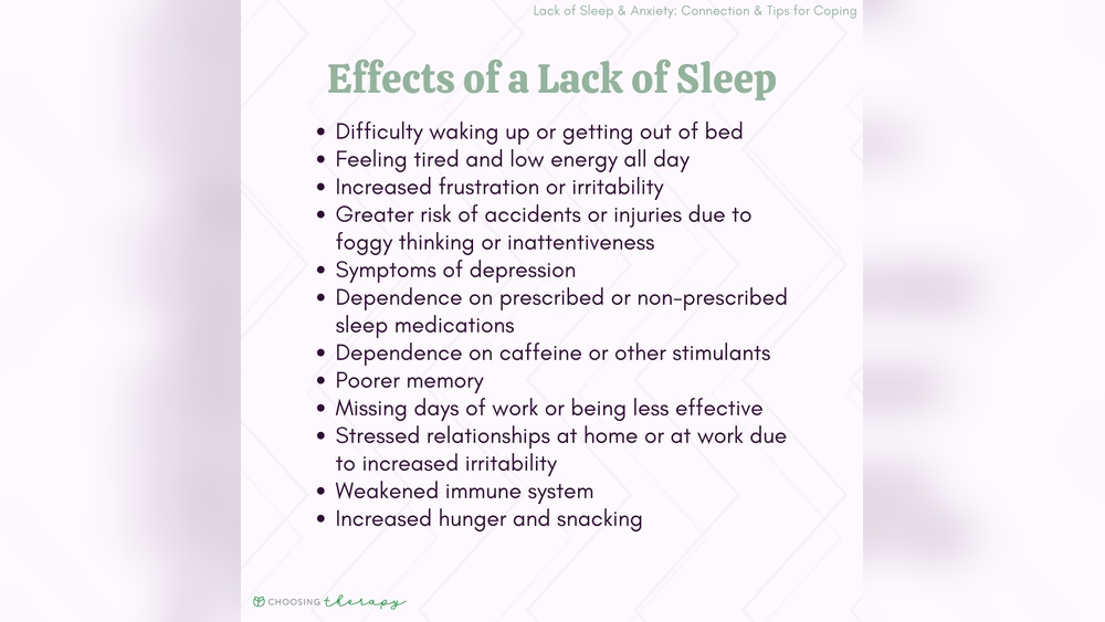 Why Lack of Sleep Increases Anxiety